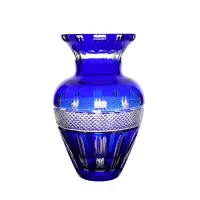 Zdjęcie Anita Crystal - Elegancki kryształowy wazon szlif Obrączka