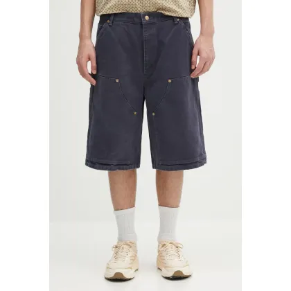 Zdjęcie AMBUSH szorty bawełniane Canvas Carpenter Short Pants męskie kolor granatowy 12115320