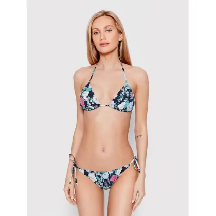 Zdjęcie Roxy Góra od bikini Blossom Babe Smocked ERJX304699 Granatowy