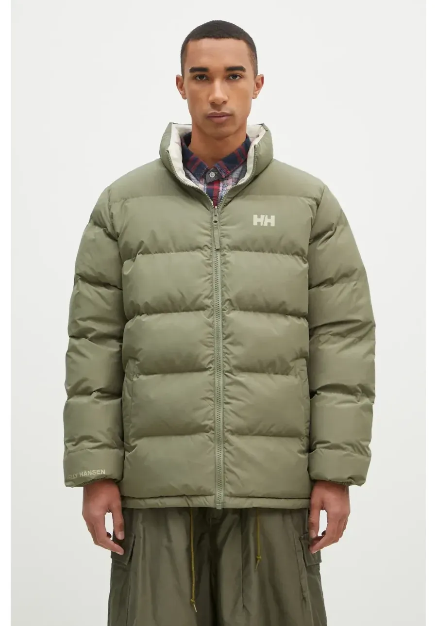 obrazek 1 Helly Hansen kurtka dwustronna męska kolor zielony zimowa
