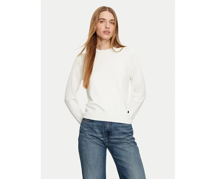 obrazek 1 U.S. Polo Assn. Sweter WUP0394 Écru Regular Fit