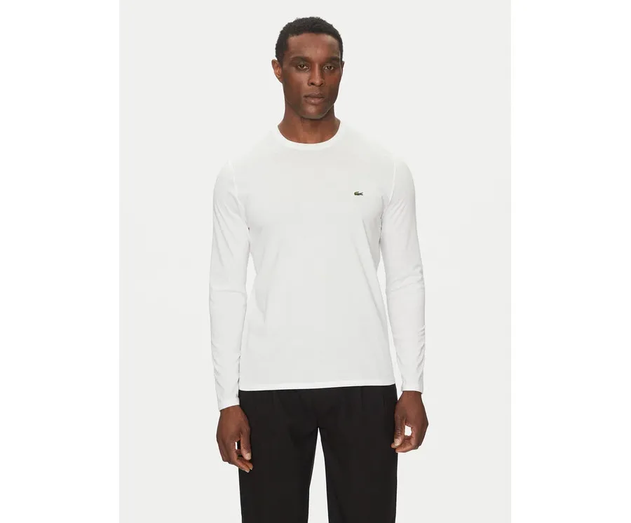 obrazek 1 Lacoste Longsleeve TH6712 Biały Regular Fit