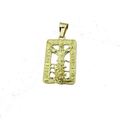 Zdjęcie Chrystus z otchłani 23x15mm. obrobione z błyszczącymi krawędziami i perforowane z napisem wzdłuż obwodu