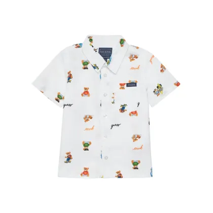 Zdjęcie Guess Koszula N5GH05 WBHQ1 Biały Regular Fit