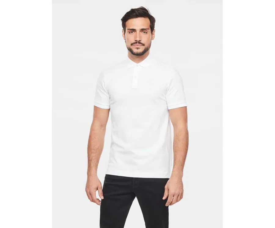 obrazek 1 G-Star Raw Polo Dunda D11595-5864 Biały Regular Fit