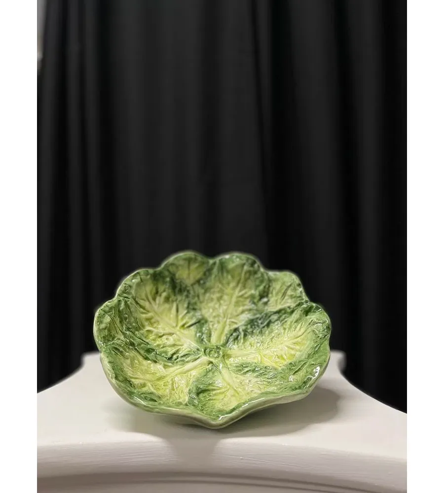 obrazek 1 Ceramiczna mała miska w formie liścia kapusty - Le Ceramiche