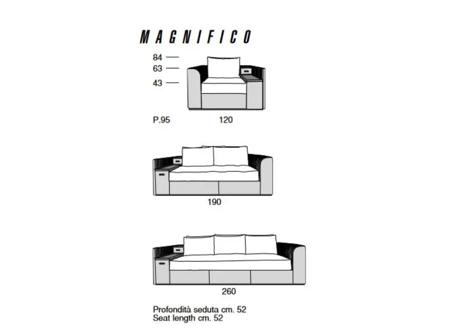 obrazek 5 Nowoczesna modułowa sofa do wyjątkowych wnętrz – Mascheroni