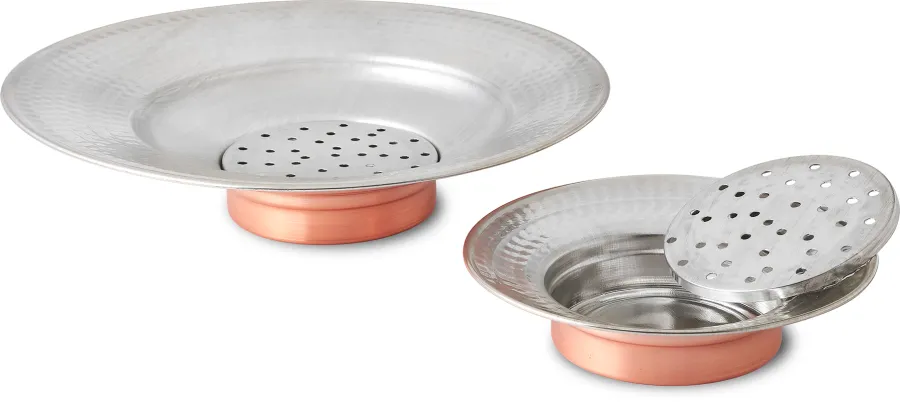 obrazek 1 Colafritto Durszlak do smażonych potraw z miedzi, średnica 20CM - Cu Artigiana