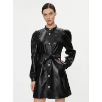 Zdjęcie Custommade Sukienka skórzana Lanette 999418461 Czarny Regular Fit