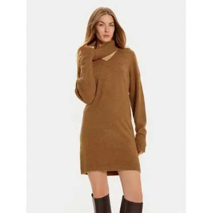 Zdjęcie Liu Jo Sukienka dzianinowa WF4430 MA49P Brązowy Regular Fit