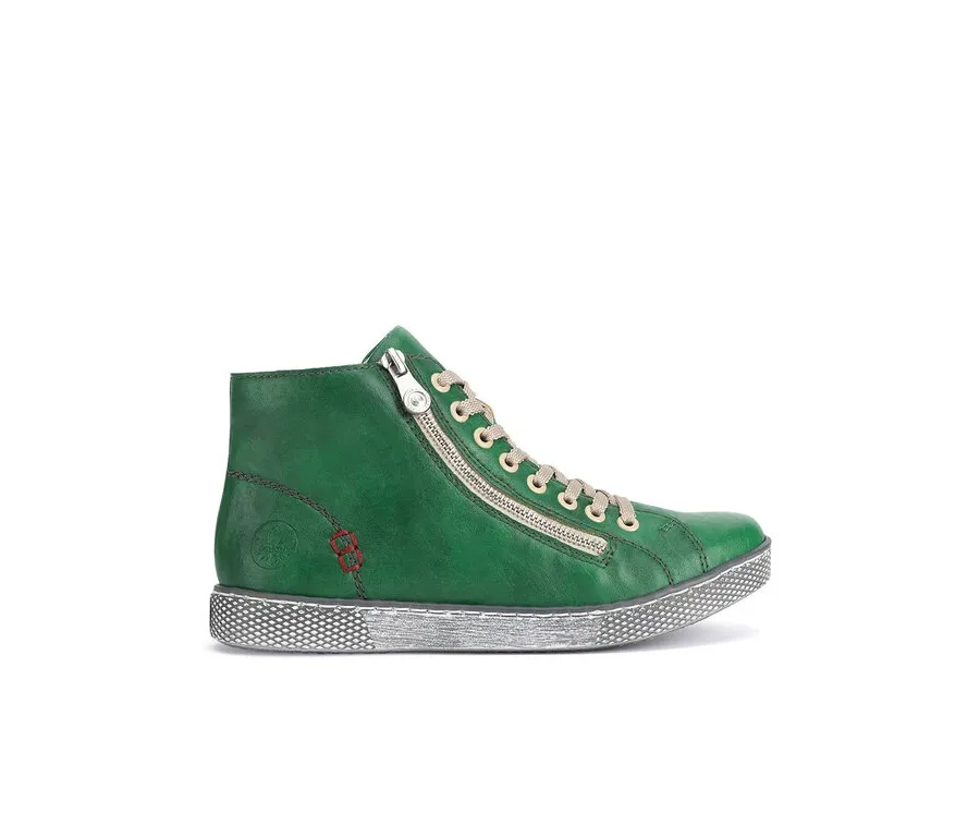 obrazek 1 Rieker Trampki Z1221-53 Zielony