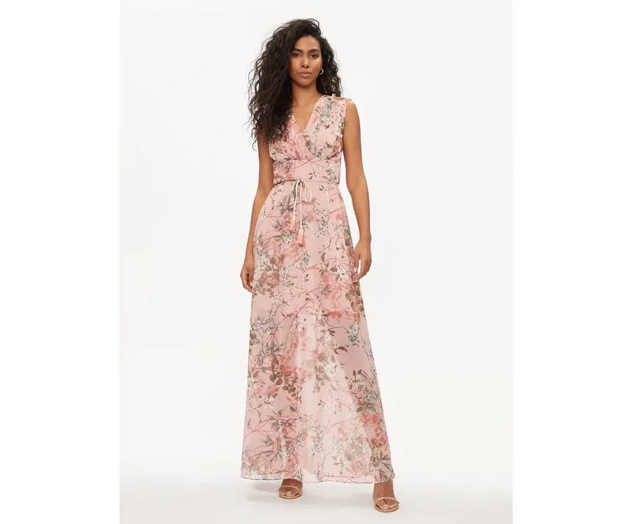obrazek 1 Guess Sukienka koktajlowa W3GK60 WDW82 Różowy Regular Fit