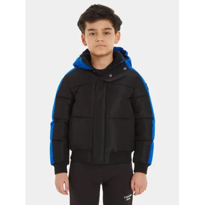 Zdjęcie Calvin Klein Jeans Kurtka puchowa Color Block IB0IB01722 Czarny Regular Fit