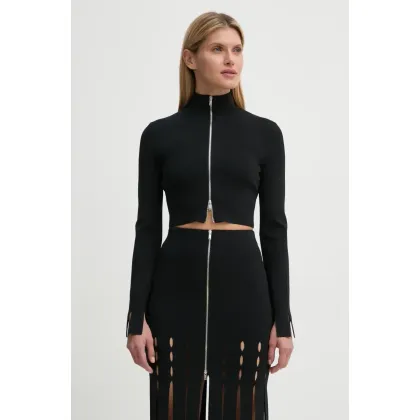 Zdjęcie Nanushka kardigan IZAN damski kolor czarny NW24FWSW46800