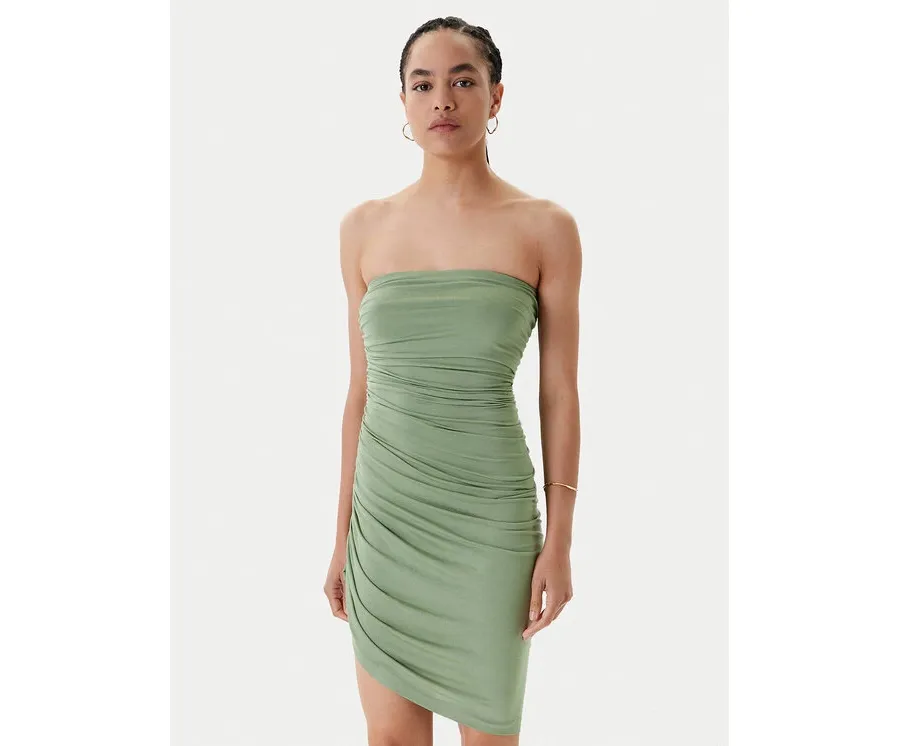 obrazek 1 NORMA KAMALI Sukienka koktajlowa ST1253MDB02835 Zielony Slim Fit
