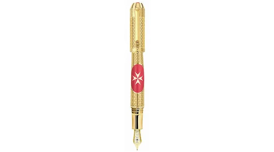 picture 1 Fountain Pen Tibaldi Sovereign Military Order of Malta Limited Edition 18k Solid Gold