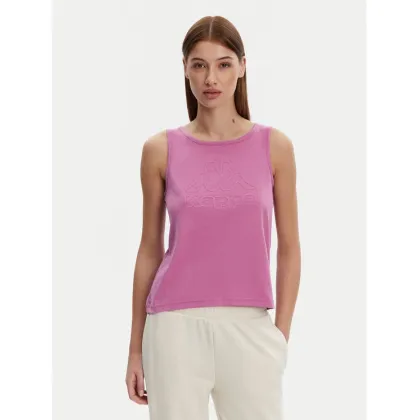 Zdjęcie Kappa Top Logo Gria 382129W Fioletowy Regular Fit