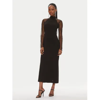 Zdjęcie KARL LAGERFELD Sukienka koktajlowa 240W1303 Czarny Slim Fit