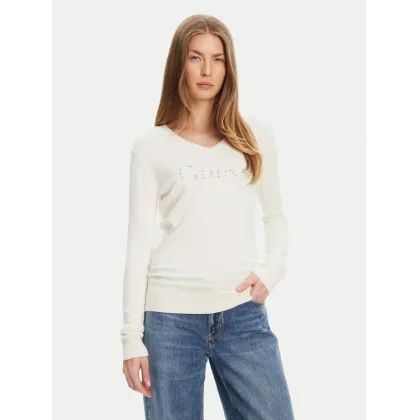 Zdjęcie Guess Sweter W5YR24 Z2NQ2 Écru Regular Fit