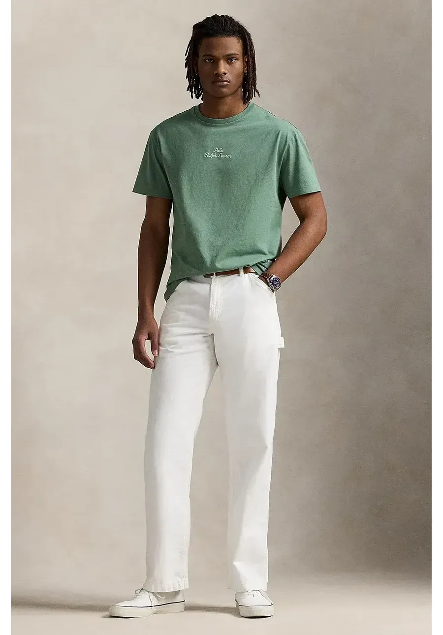 obrazek 1 Polo Ralph Lauren t-shirt bawełniany męski kolor zielony gładki 710936585