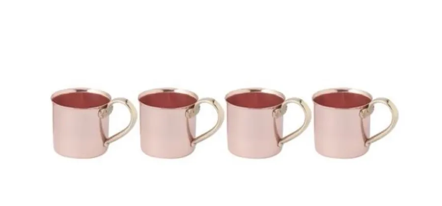obrazek 2 Kubek miedziany, 8cm - 0,4lt - Cu Artigiana