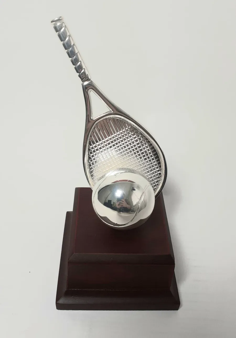 picture 1 Figurine with a tennis racket - Astra Argenti