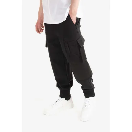 Zdjęcie Neil Barett spodnie Hybrid Workwear Loose Sweatpants męskie kolor czarny w fasonie cargo BJP019CH.S018S.01-CZARNY