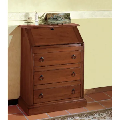 Zdjęcie Klasyczne biurko 3 szuflady z klapką - Fratelli Mirandola