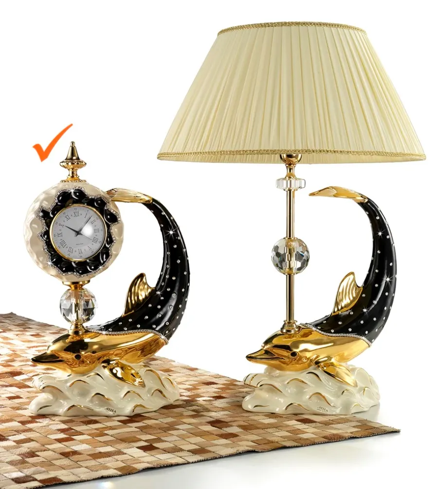 picture 1 Exclusive clock with a dolphin for an apartment