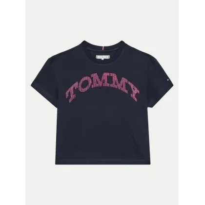 Zdjęcie Tommy Hilfiger T-Shirt KG0KG08357 D Granatowy Regular Fit