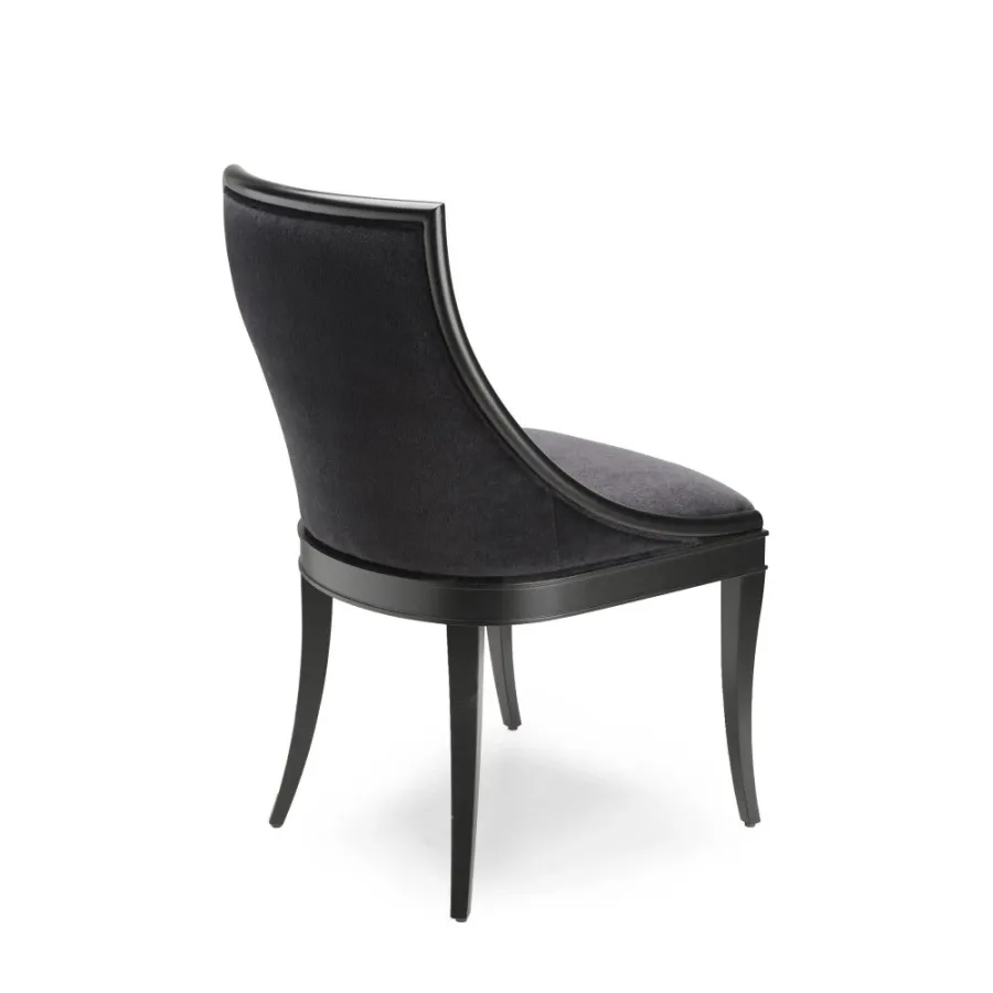 obrazek 2 Eleganckie krzesło z wyściełaną poduszką H.93xL.53xP.56 cm