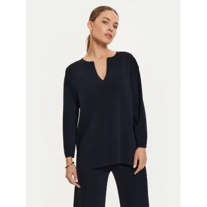 Zdjęcie Max Mara Leisure Bluzka Sottile 24263660 Granatowy Relaxed Fit