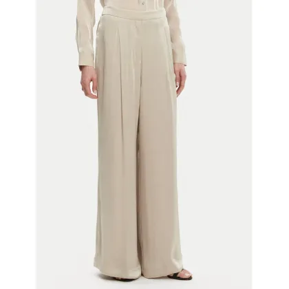 Zdjęcie MICHAEL Michael Kors Spodnie palazzo MS430638BB Beżowy Wide Leg