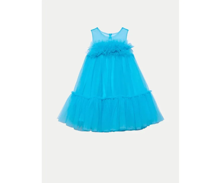 obrazek 1 Abel & Lula Sukienka elegancka 5051 Turkusowy Regular Fit