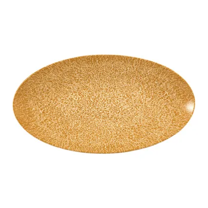 Zdjęcie Piękny owalny półmisek 33x18 cm w kolorze złotym - Seltmann Weiden