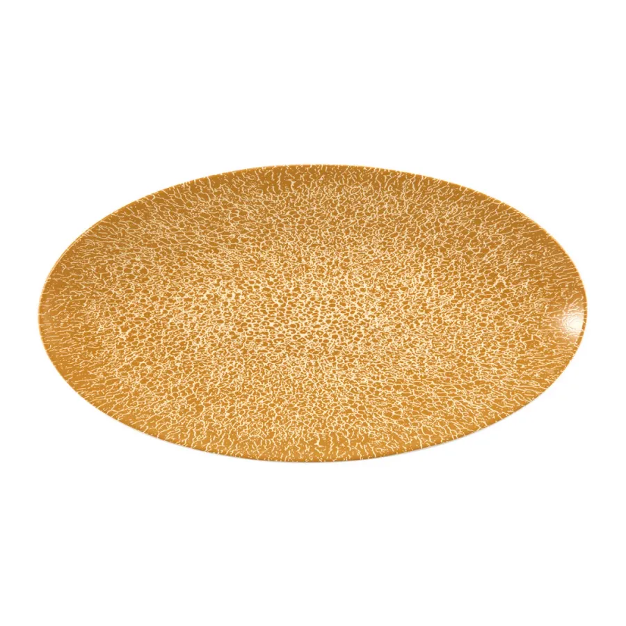 obrazek 1 Piękny owalny półmisek 33x18 cm w kolorze złotym - Seltmann Weiden