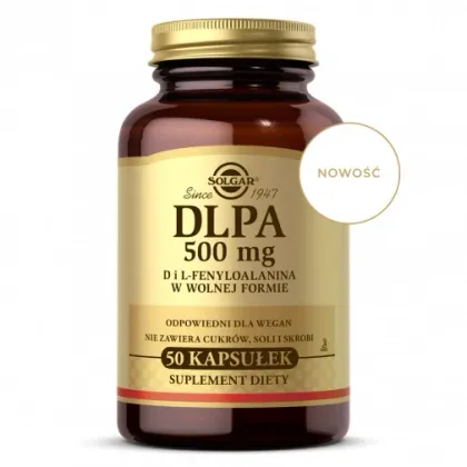 Zdjęcie Solgar DLPA 500 mg kapsułki