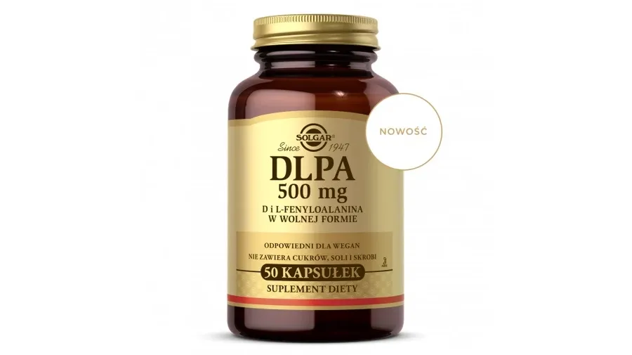obrazek 1 Solgar DLPA 500 mg kapsułki
