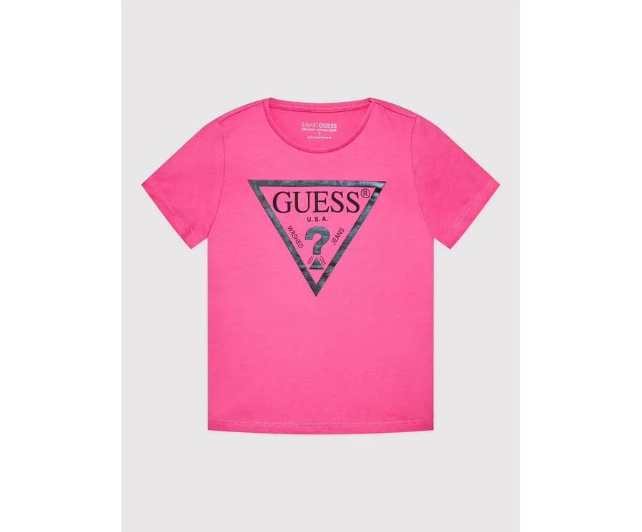 obrazek 1 Guess T-Shirt K73I56 K8HM0 Różowy Regular Fit