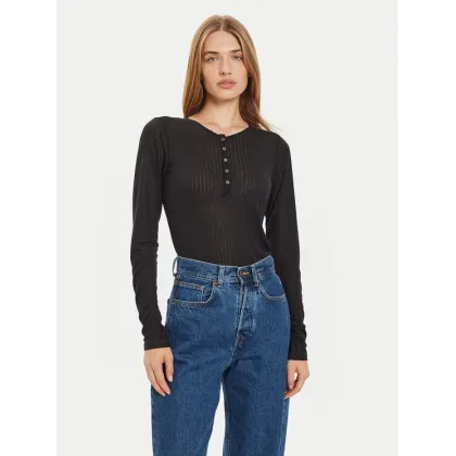 Zdjęcie Marc O'Polo Bluzka 408 2028 52447 Czarny Slim Fit