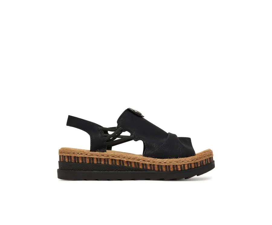 obrazek 1 Rieker Sandały V7972-00 Czarny
