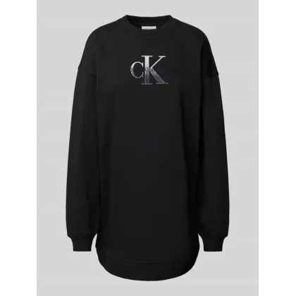 Zdjęcie Calvin Klein Jeans Sukienka dzianinowa J20J224834 Czarny Relaxed Fit