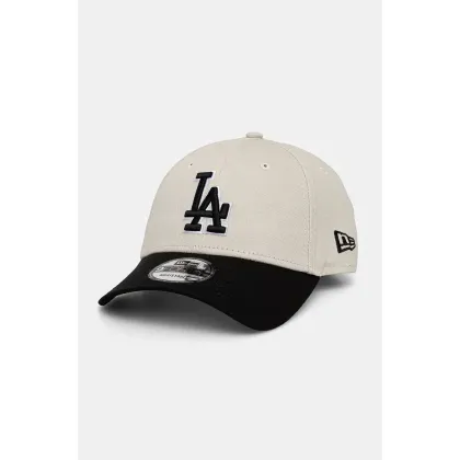 Zdjęcie New Era czapka z daszkiem bawełniana LOS ANGELES DODGERS kolor czarny wzorzysta 60565355