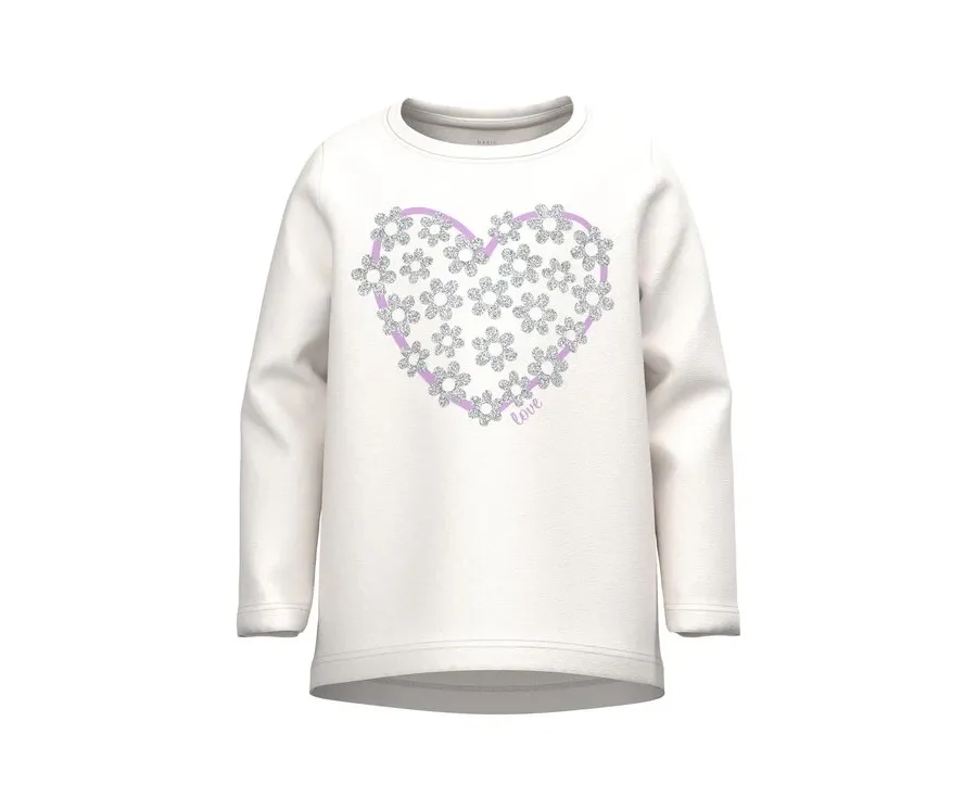 obrazek 1 NAME IT Bluzka 13218927 Biały Relaxed Fit
