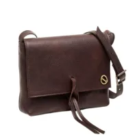 Picture Classic women's handbag made of natural leather - Ikunico