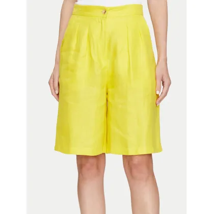 Zdjęcie ViCOLO Szorty materiałowe TB0788 Żółty Relaxed Fit
