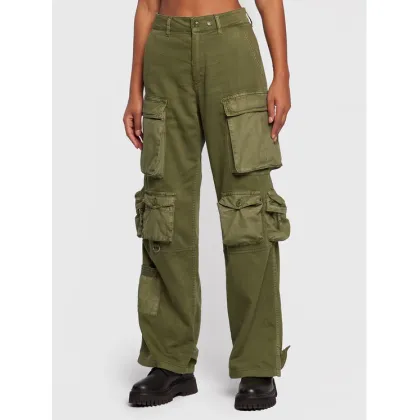 Zdjęcie Replay Spodnie materiałowe W8019.000.10307 Zielony Regular Fit REPLAY