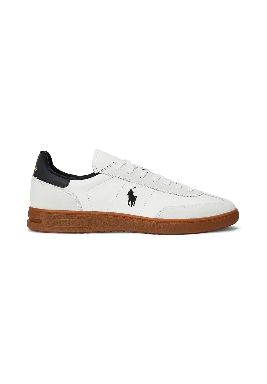obrazek 1 Polo Ralph Lauren sneakersy skórzane Bedford Pp męskie kolor biały 809961181001