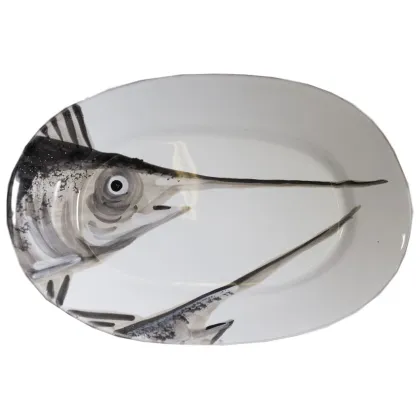 Zdjęcie Ekskluzywny ceramiczny półmisek z podobizną ryby - Virginia Casa