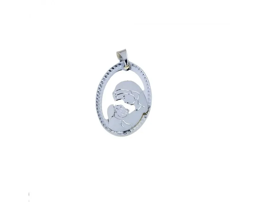 obrazek 1 Luksusowy medalik Madonna z dzieciątkiem wym.15x10mm.